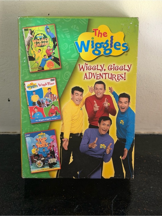 Other - The Wiggles :Top of the Tots, Wiggly Safari, Wiggle Time , 3 Pre-Owned DVD Set